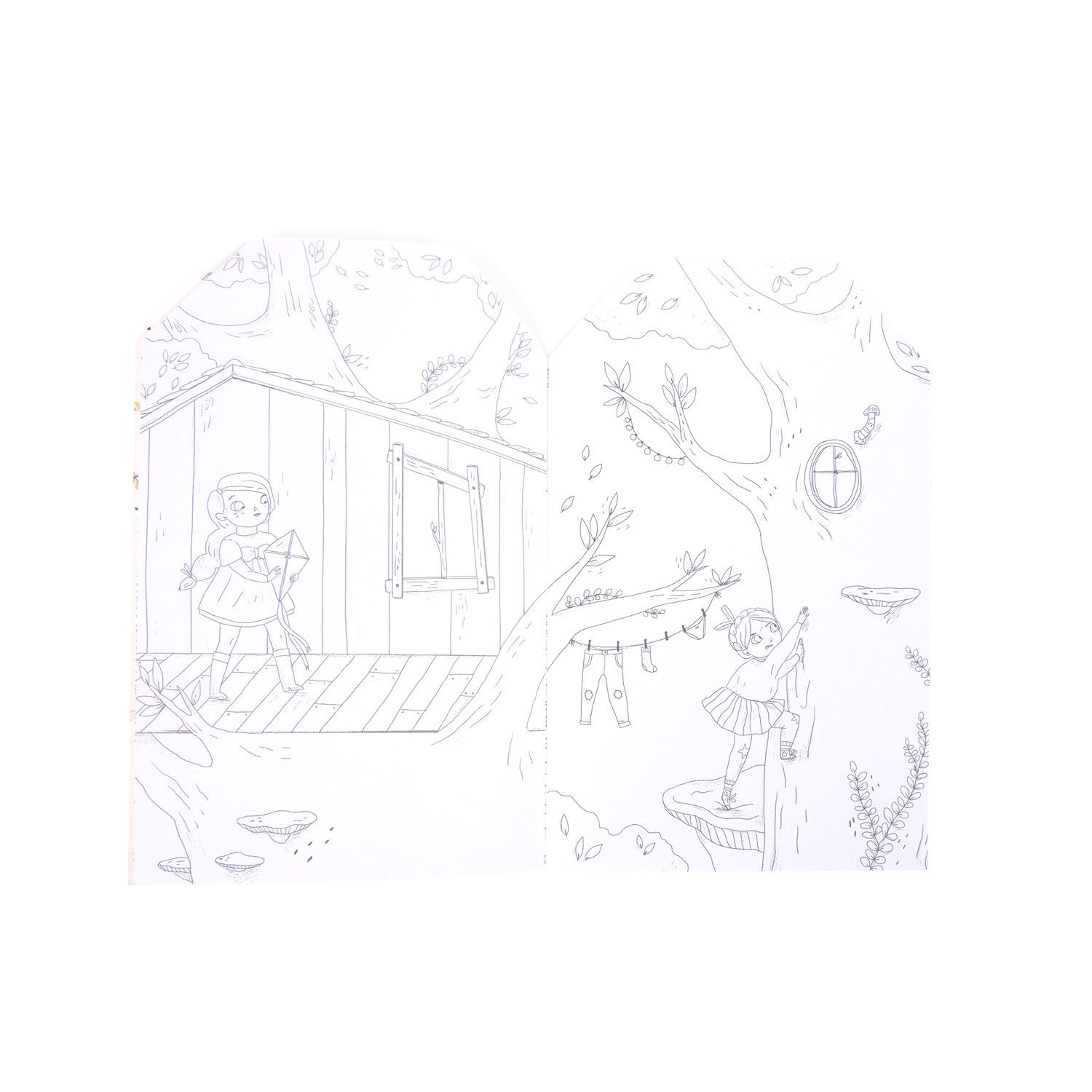 Libro da colorare + 145 adesivi - Les Parisiennes - Moulin Roty - Moulin Roty