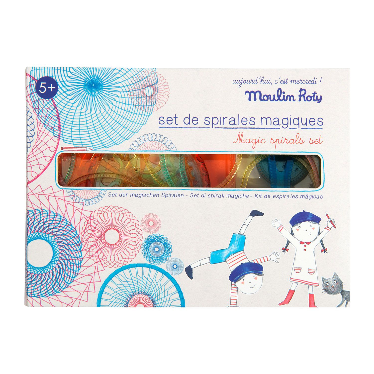 Set spirali magiche Oggi è mercoledì - Moulin Roty - Moulin Roty