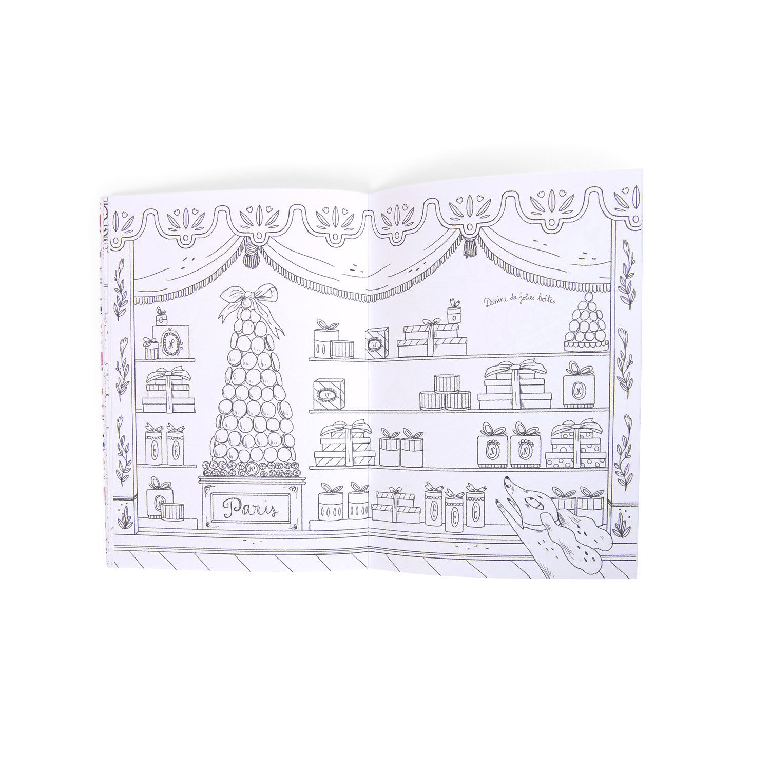 Libro da colorare Les Parisiennes  - Moulin Roty - Moulin Roty