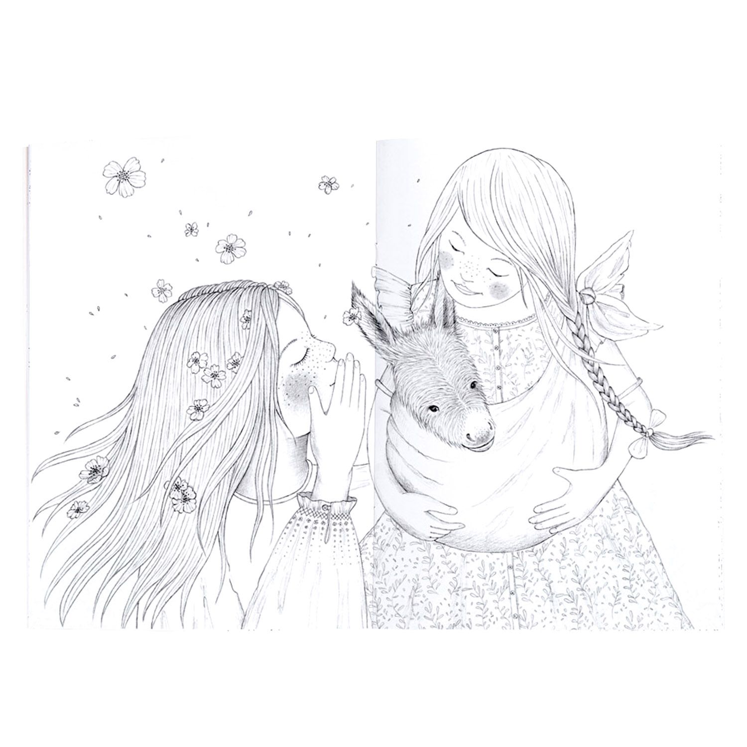 Libro da colorare Les Rosalies - Moulin Roty - Moulin Roty