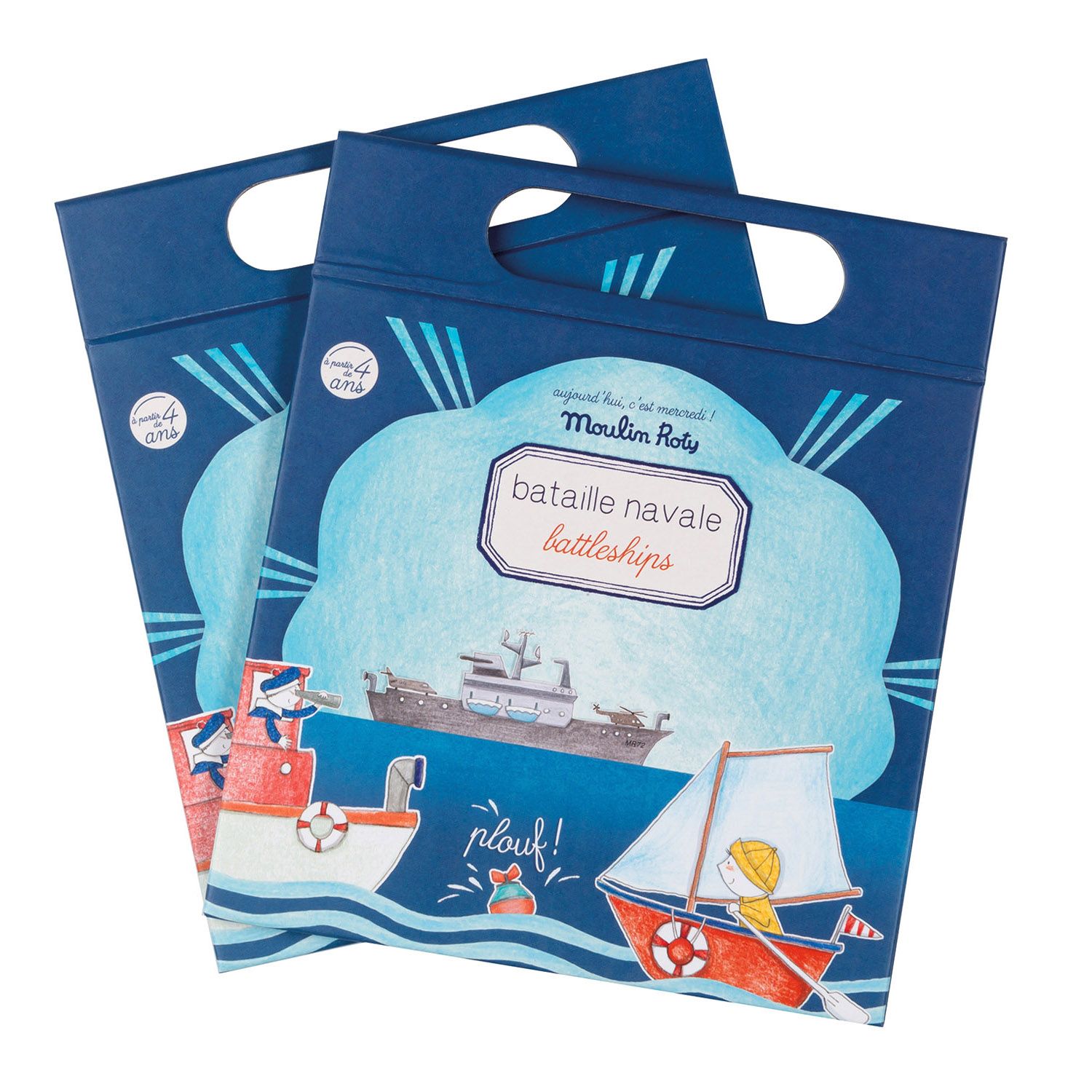 Tabellone da gioco magnetico- Battaglia Navale - Moulin Roty - Moulin Roty