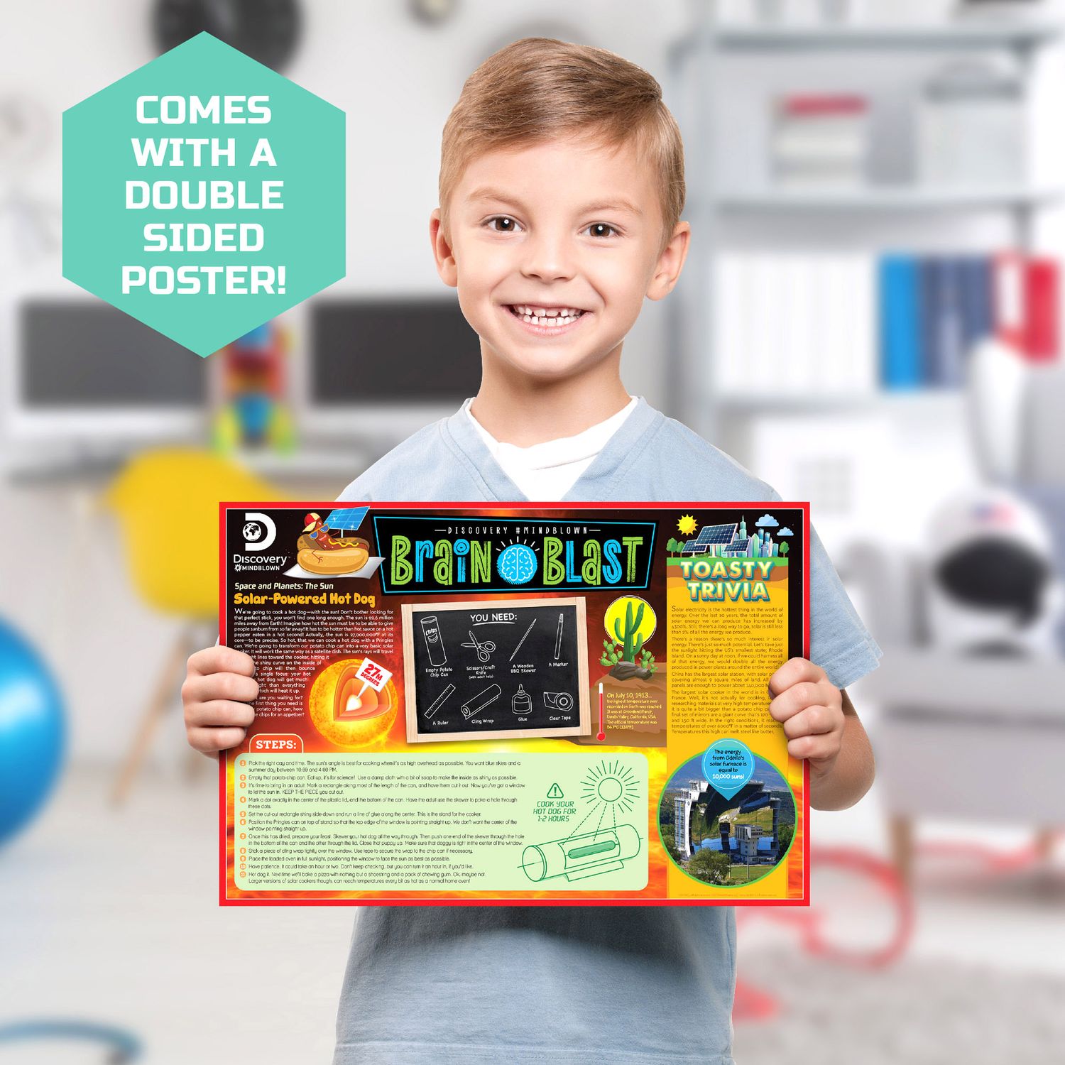 Kit Costruzione Veicolo Solare - 197 pezzi - Discovery Mindblown