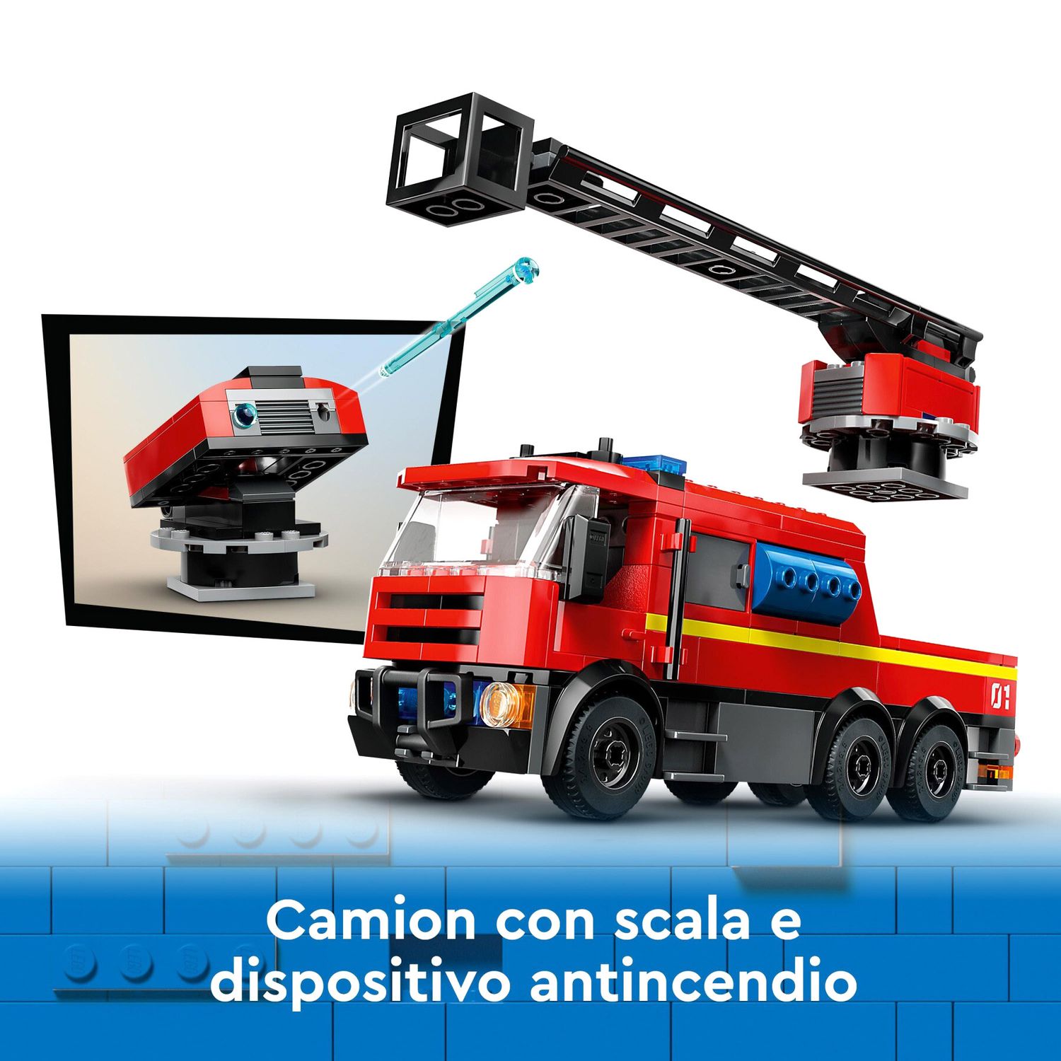 Lego City 60414 Caserma Dei Pompieri E Autopompa Con Camion - LEGO