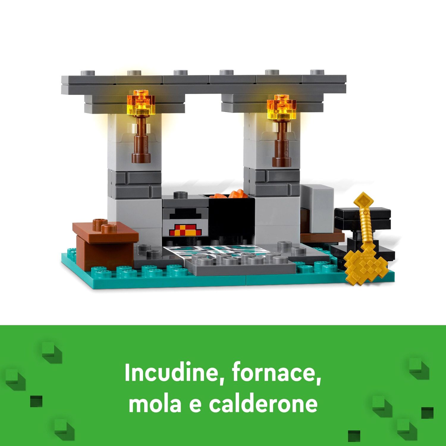 Lego Minecraft 21252 L'Armeria Con Personaggio Alex - LEGO