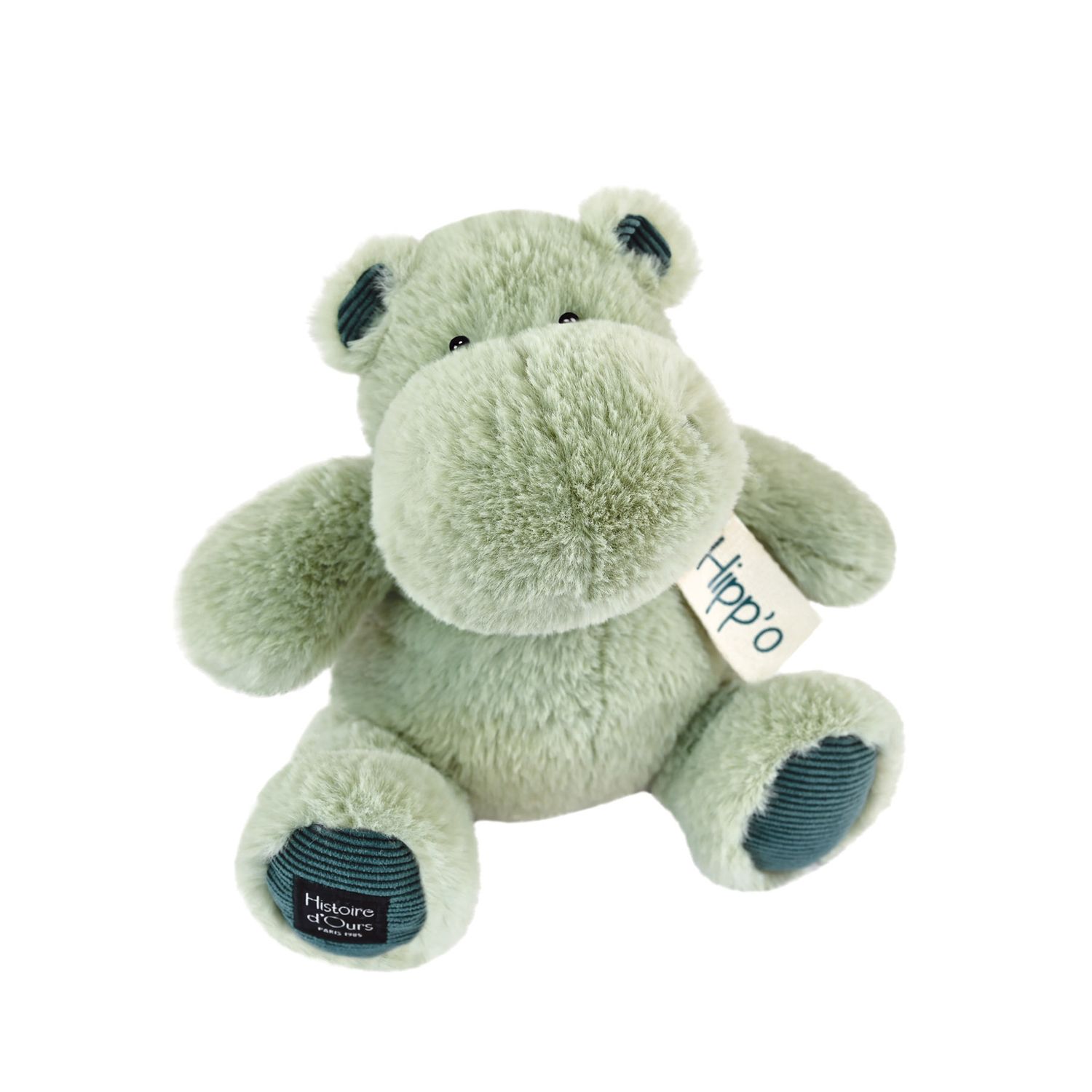 Peluche HIPPO - Mandorla 25 cm - Histoire D'Ours