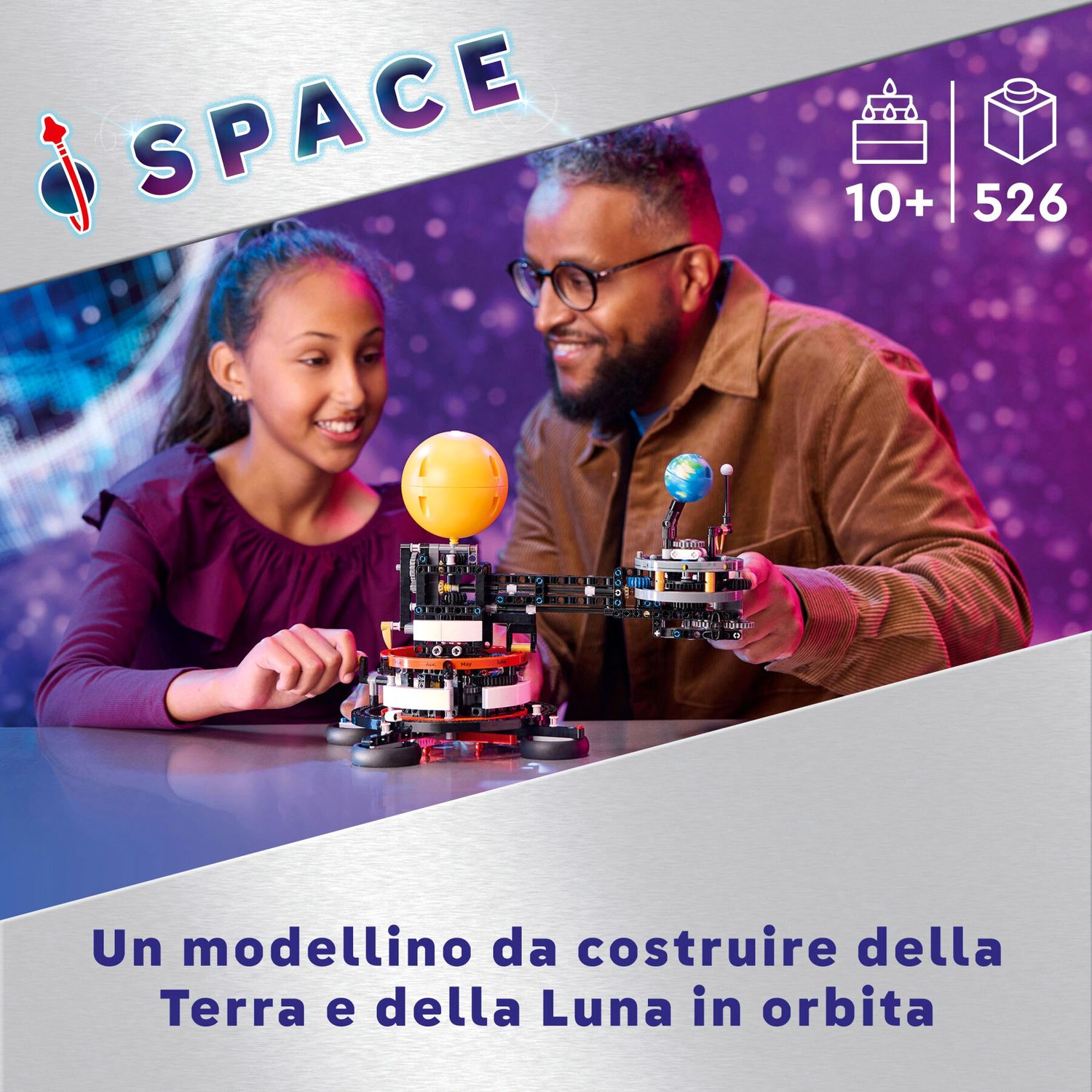 Lego Technic 42179 Pianeta Terra E Luna In Orbita - LEGO