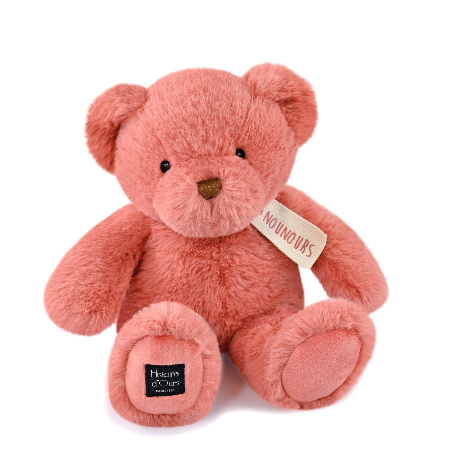 LE NOUNOURS Orsacchiotto  - Rosa pralinato 28 cm - Histoire D'Ours