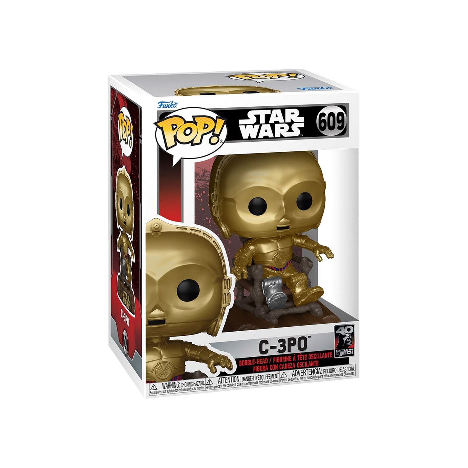 Funko POP! Star Wars: ROTJ 40th - C3PO in Chair - Funko, Star Wars