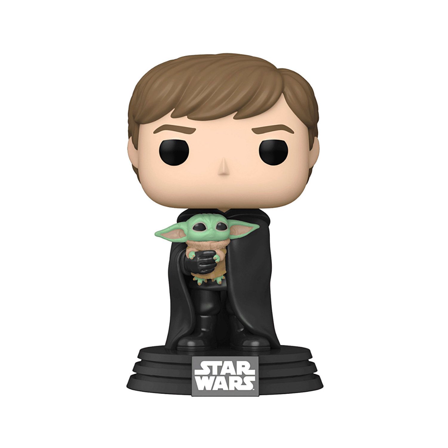 Funko POP! Star Wars The Mandalorian Luke with Grogu Bobble Head - #482 - Funko, Star Wars
