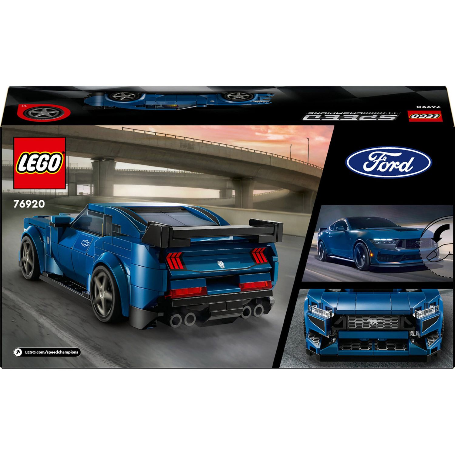 Lego Speed Champions 76920 Auto Sportiva Ford Mustang Dark Horse - LEGO