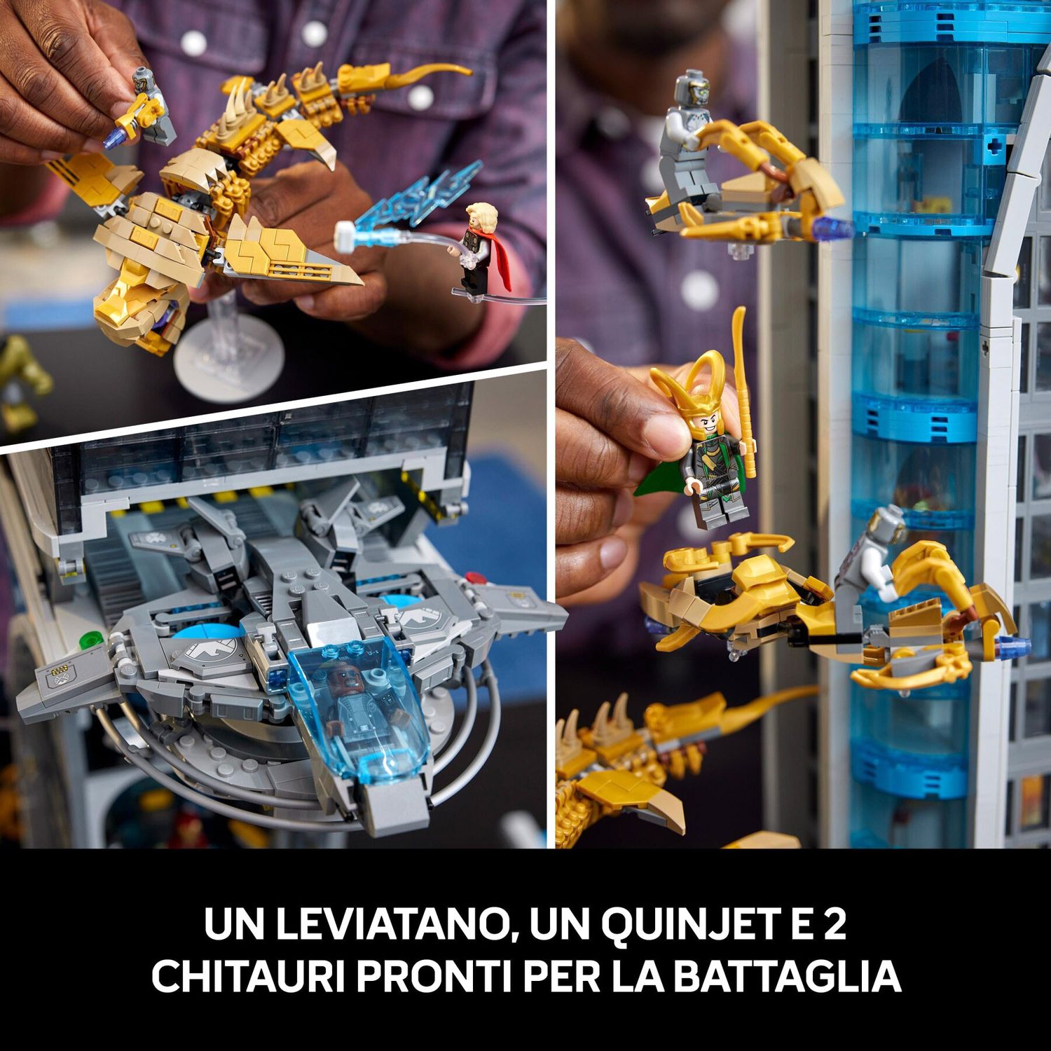 Lego Marvel 76269 Torre Degli Avengers, Modellino Di Aereo E 31 Minifigure - LEGO, Marvel