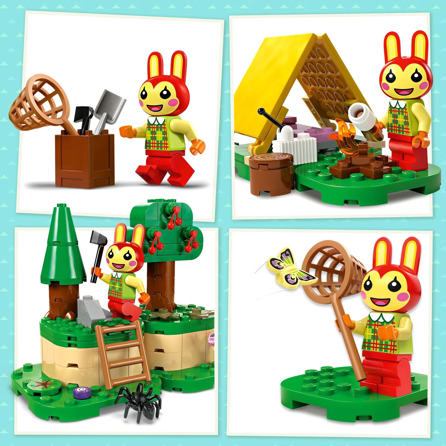 Lego Animal Crossing 77047 Bonny In Campeggio - LEGO