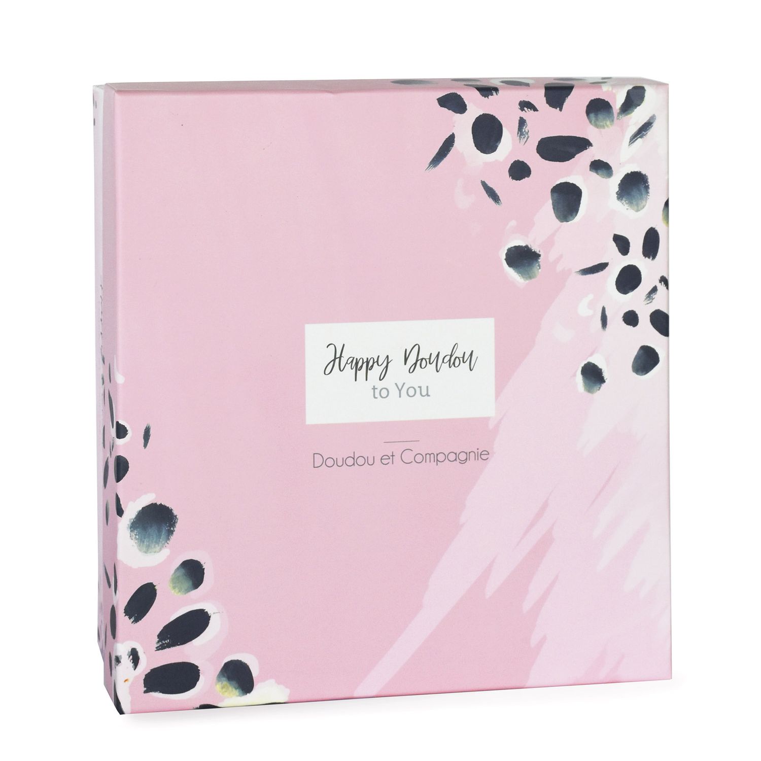 HAPPY BLUSH - Doudou pompon rosa - Doudou et Compagnie