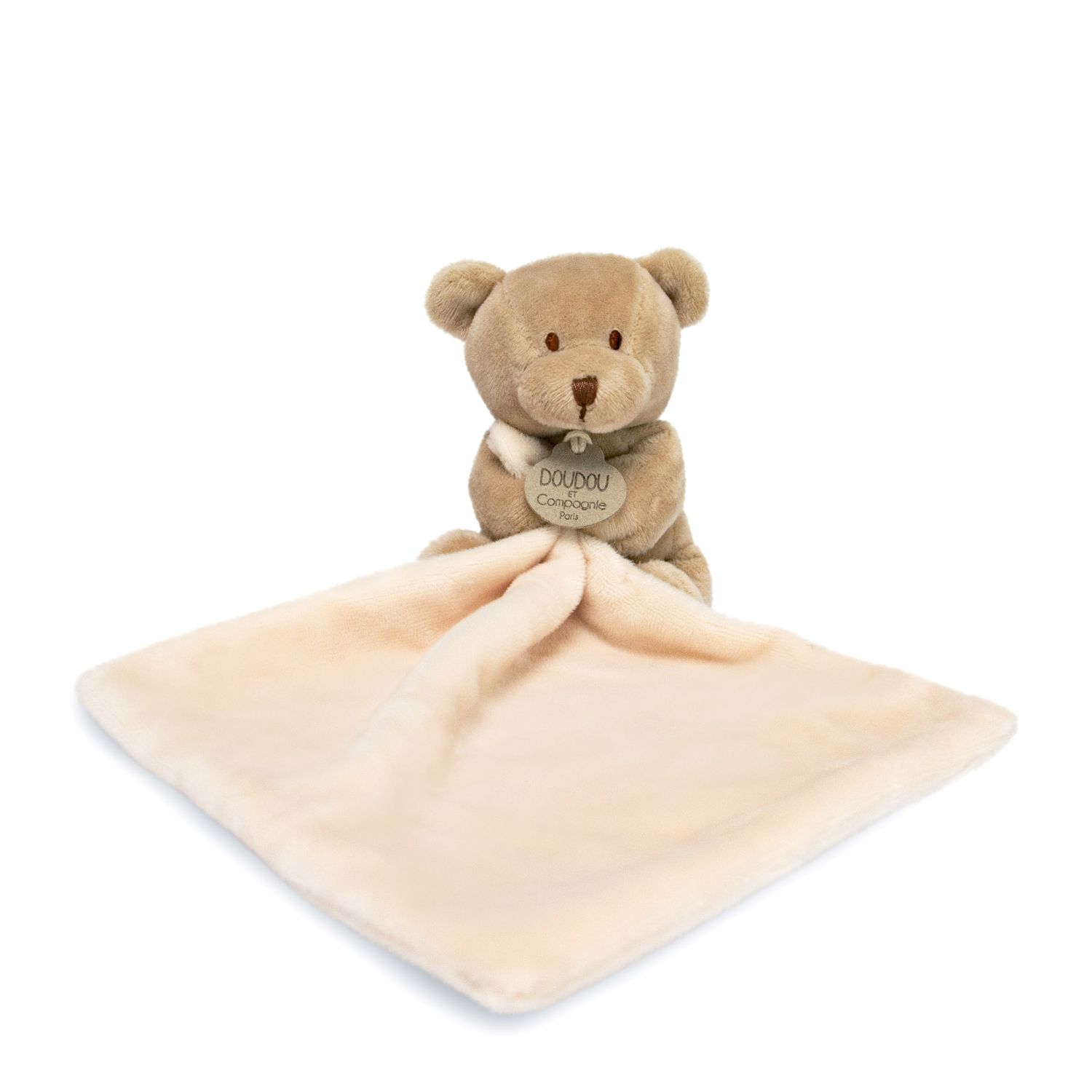 Orso scatola a fiore - beige - Doudou et Compagnie