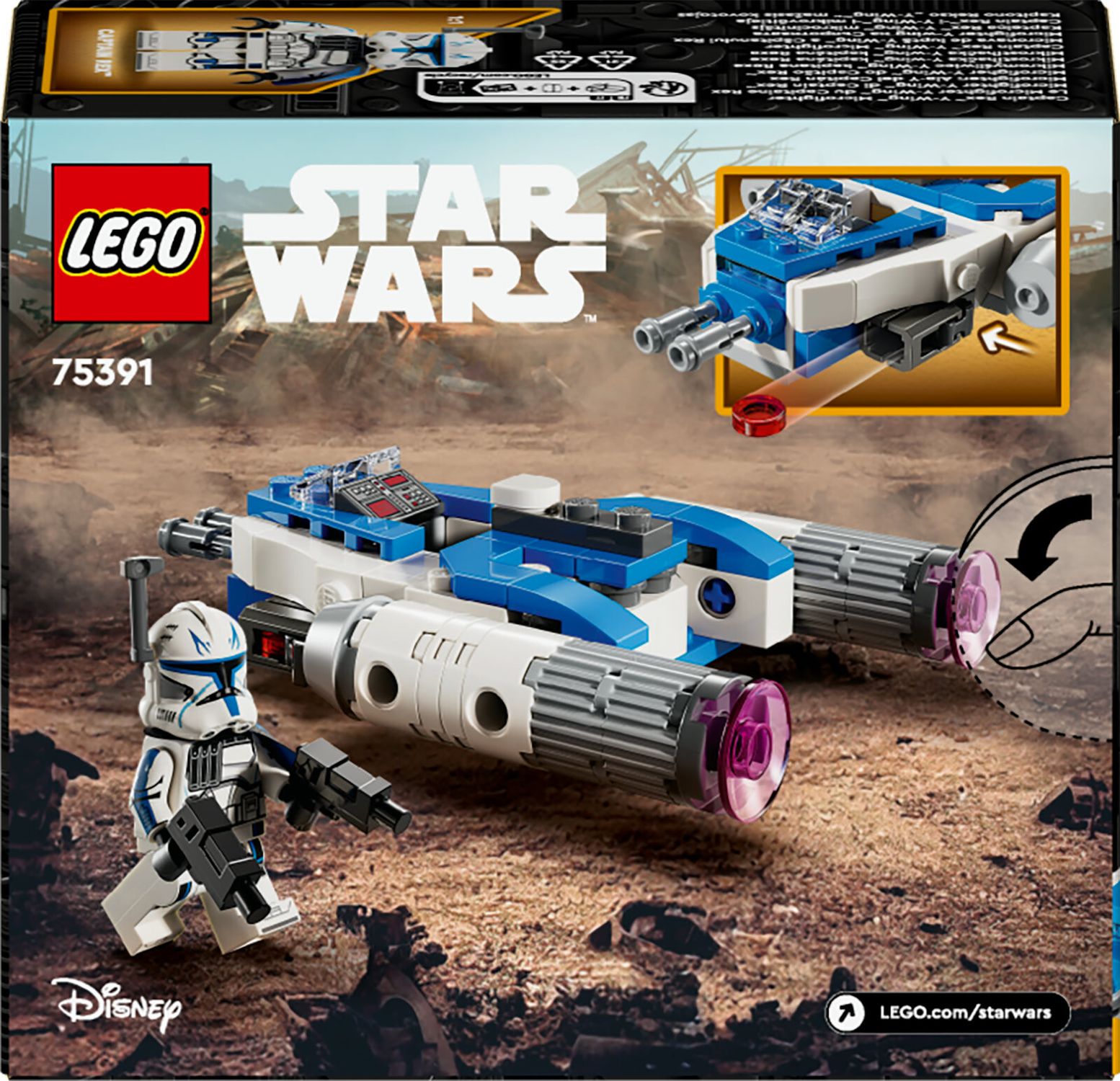 Lego Star Wars 75391 Microfighter Y-Wing Di Captain Rex - LEGO
