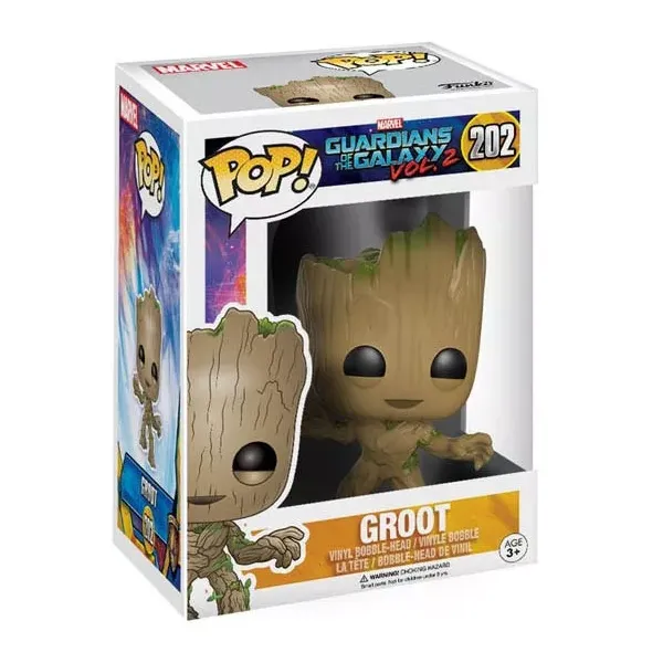 Funko POP! Guardians of the Galaxy 2 Groot #202 - Funko, Marvel