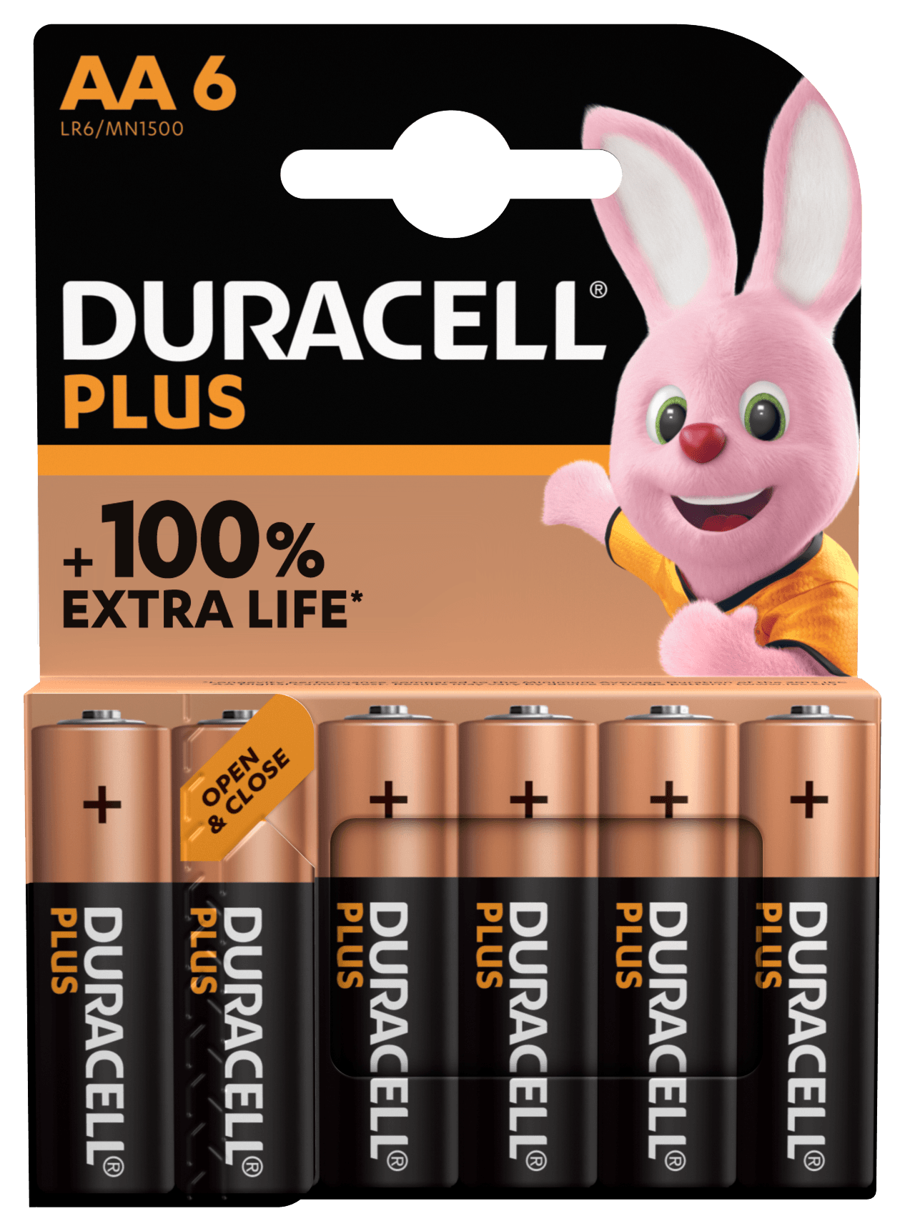Duracell - Nuovo Plus 100 Aa, Batterie Stilo Alcaline, Confezione Da 6 - Duracell