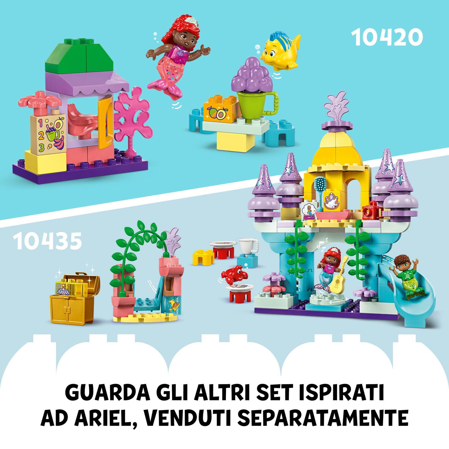 Lego Duplo Disney 10420 Il Chiosco Del Caffè Di Ariel E Flounder - LEGO