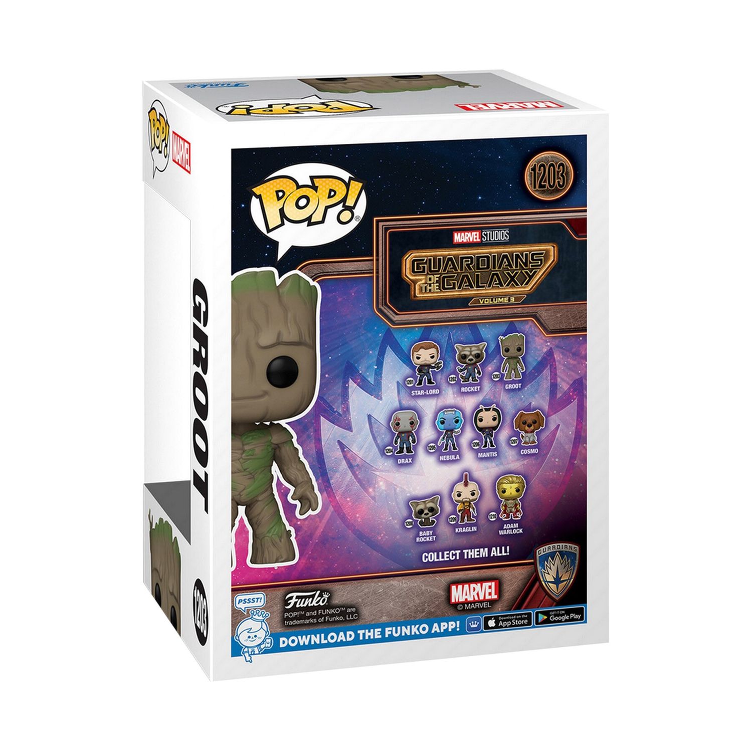 Funko POP! Vinyl Guardians of the Galaxy Groot #1203 - Funko, Marvel