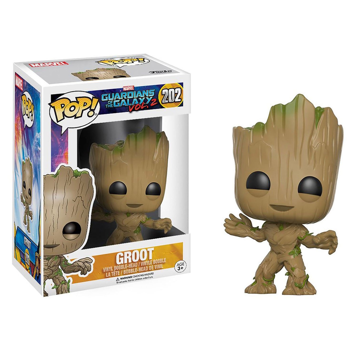 Funko POP! Guardians of the Galaxy 2 Groot #202 - Funko, Marvel