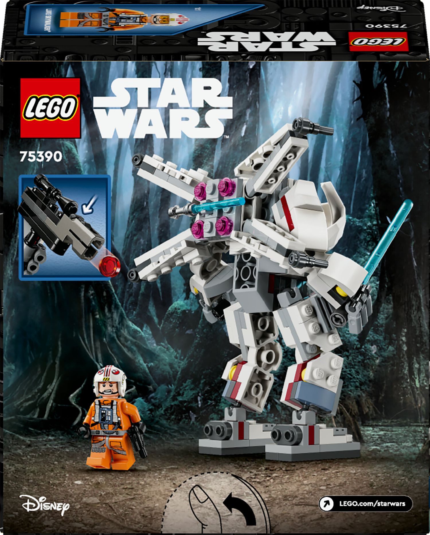 Lego Star Wars 75390 Mech X-Wing Di Luke Skywalker - LEGO
