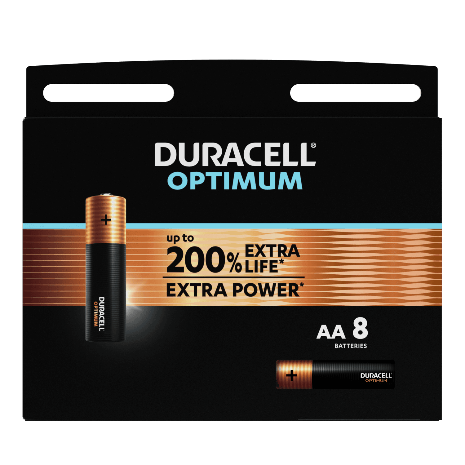 Duracell Optimum Aa B8 X8 - Duracell