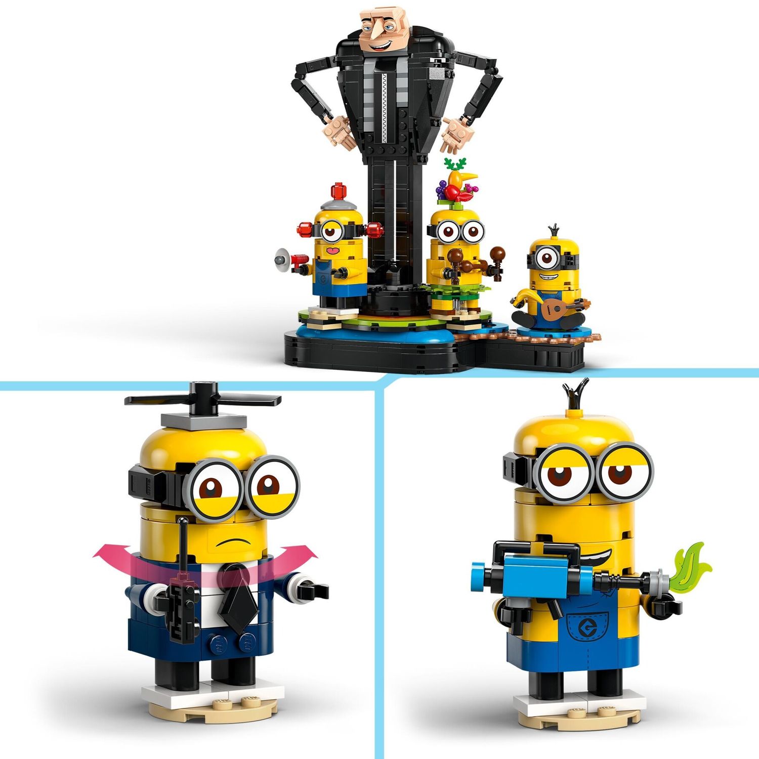 Lego Cattivissimo Me 75582 Gru E Minions In Mattoncini - LEGO