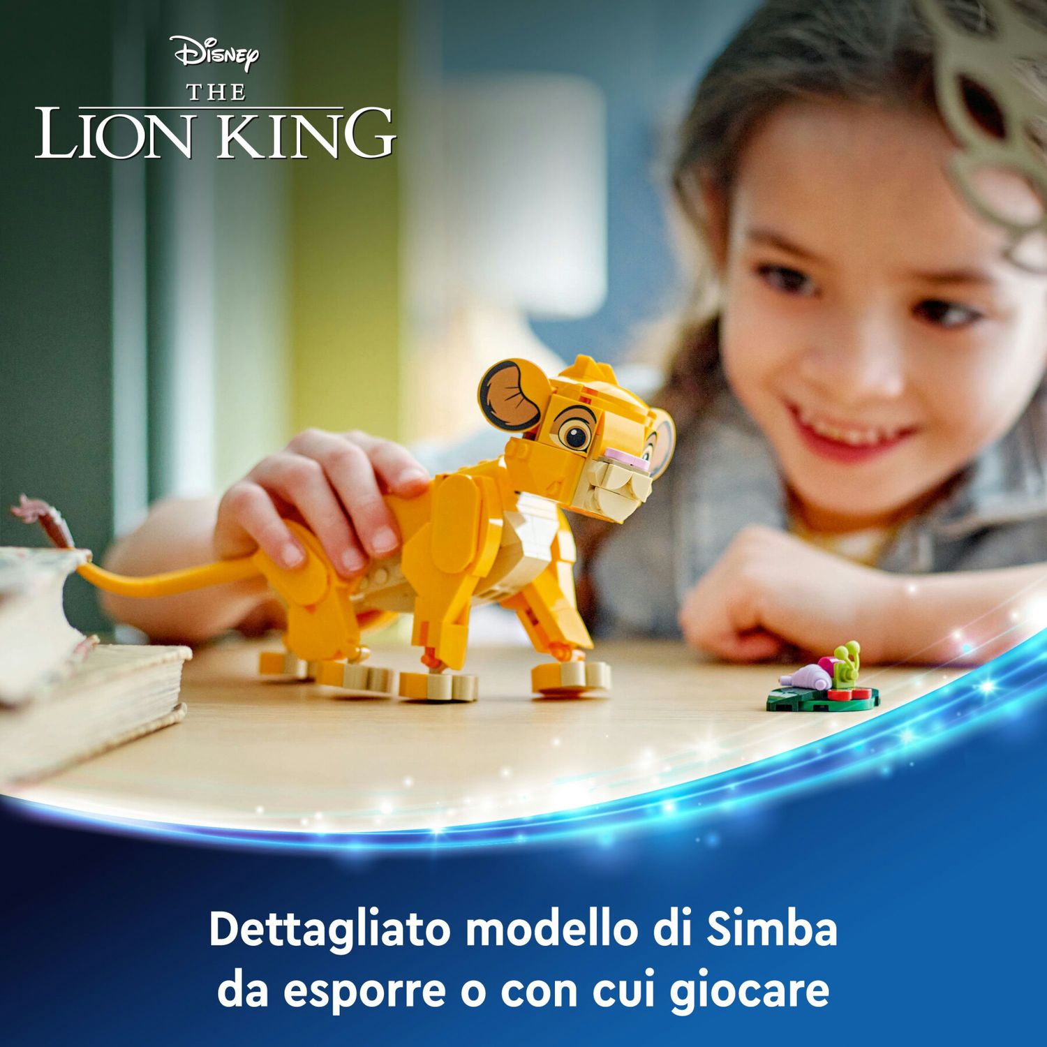Lego Disney 43243 Simba, Il Cucciolo Del Re Leone - LEGO