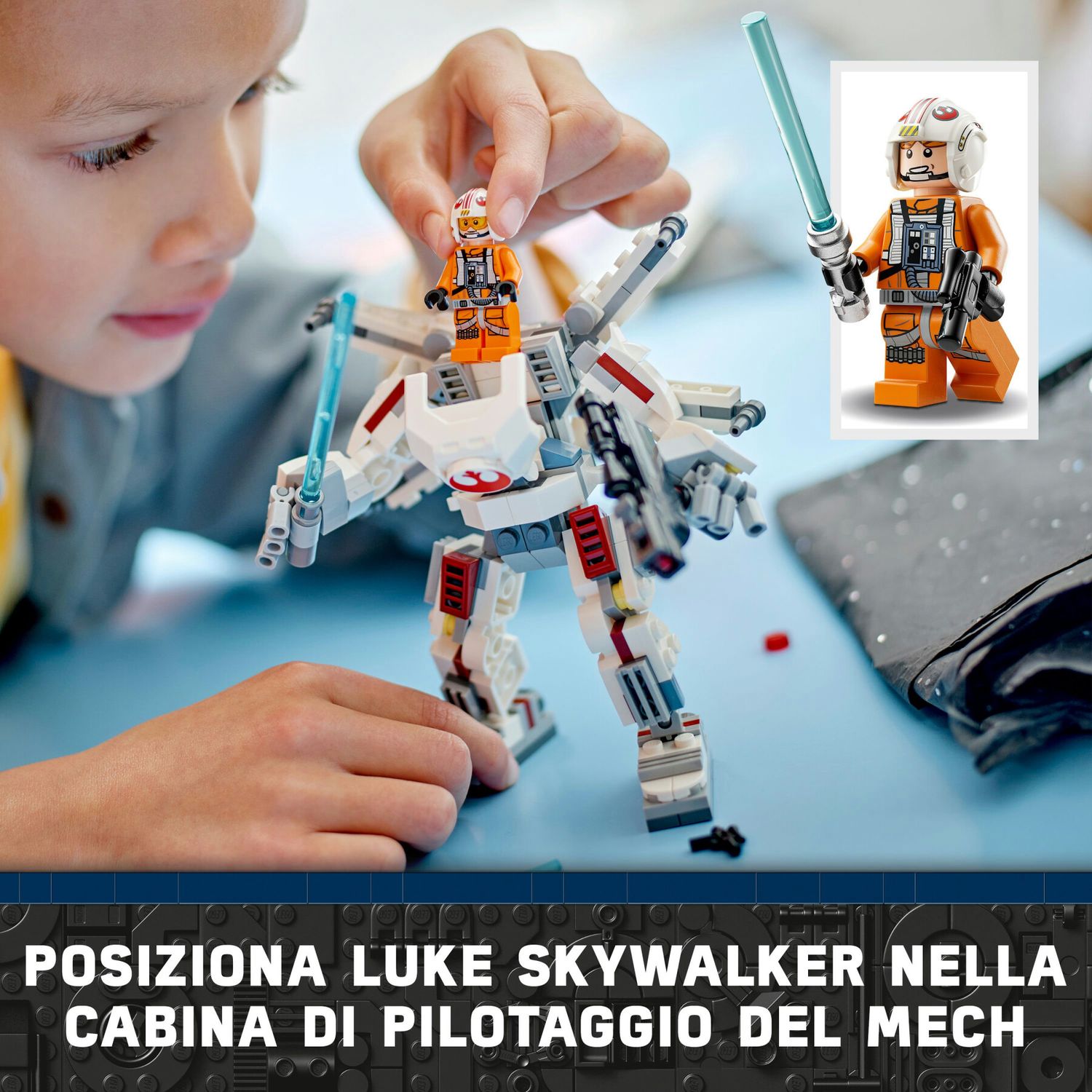 Lego Star Wars 75390 Mech X-Wing Di Luke Skywalker - LEGO