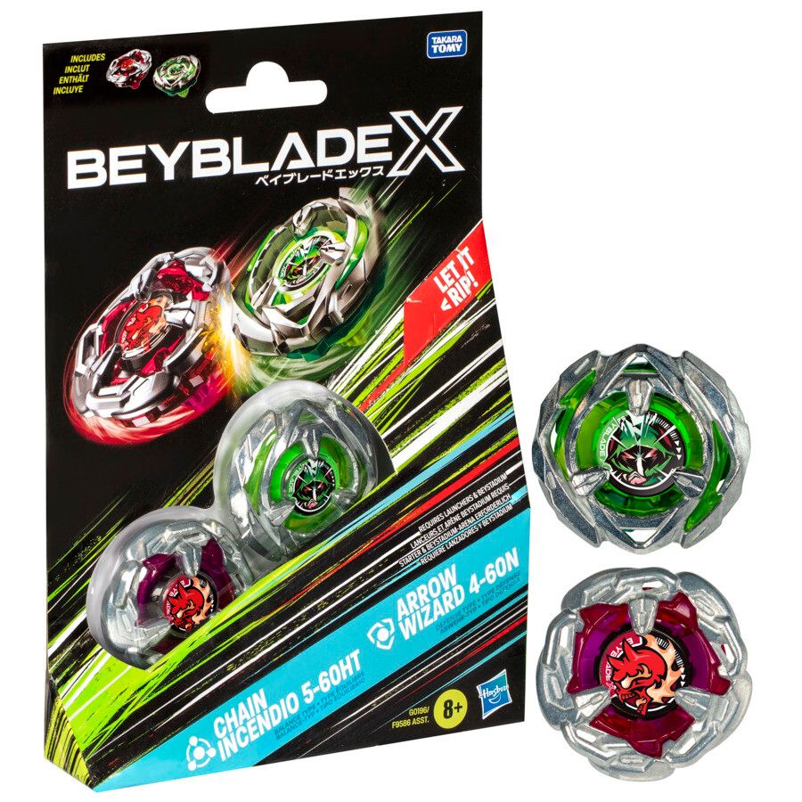 Dual Pack Beyblade X Assortimento Di 2 Trottole Beyblade - Beyblade
