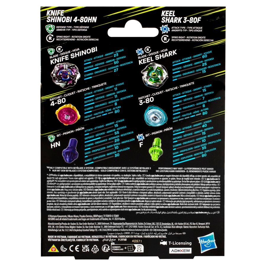 Dual Pack Beyblade X Assortimento Di 2 Trottole Beyblade - Beyblade