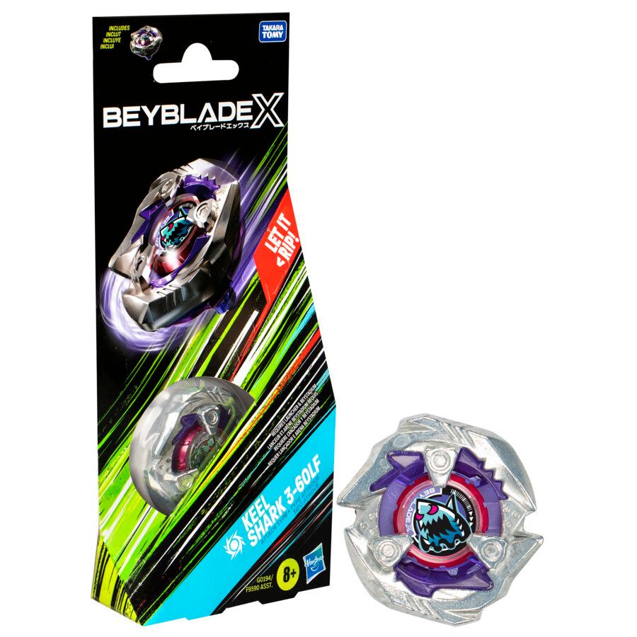 Booster Beyblade X Single Top - Trottola assortita Beyblade X - Beyblade