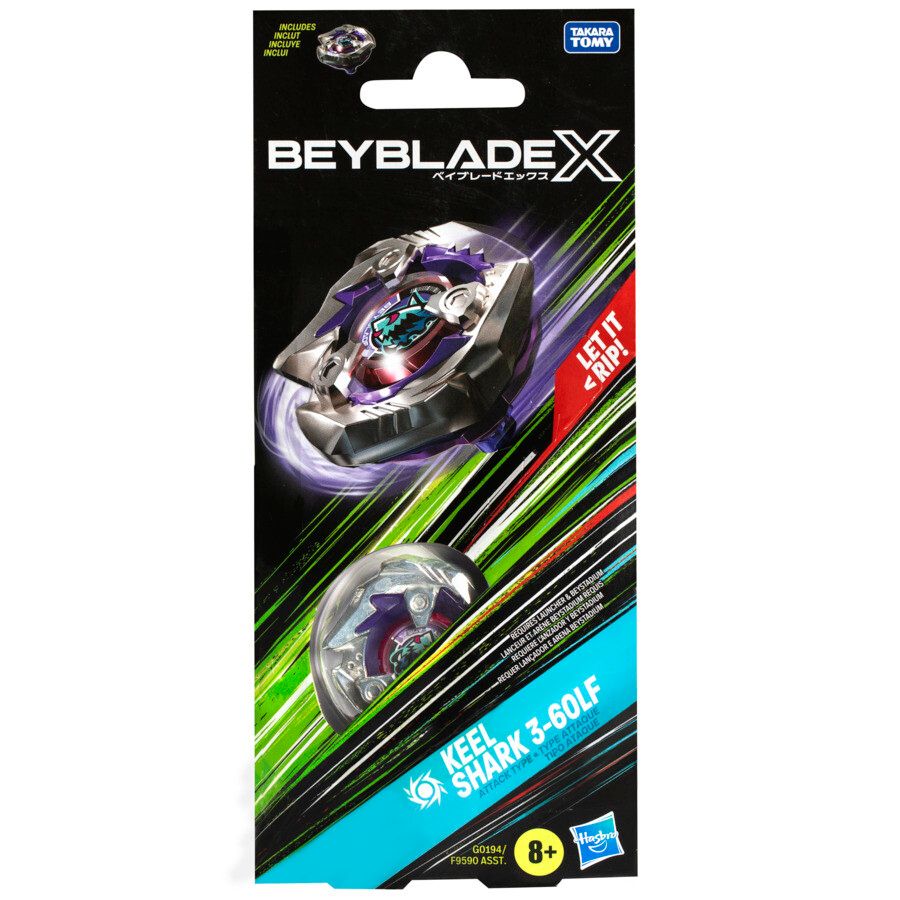 Booster Beyblade X Single Top - Trottola assortita Beyblade X - Beyblade