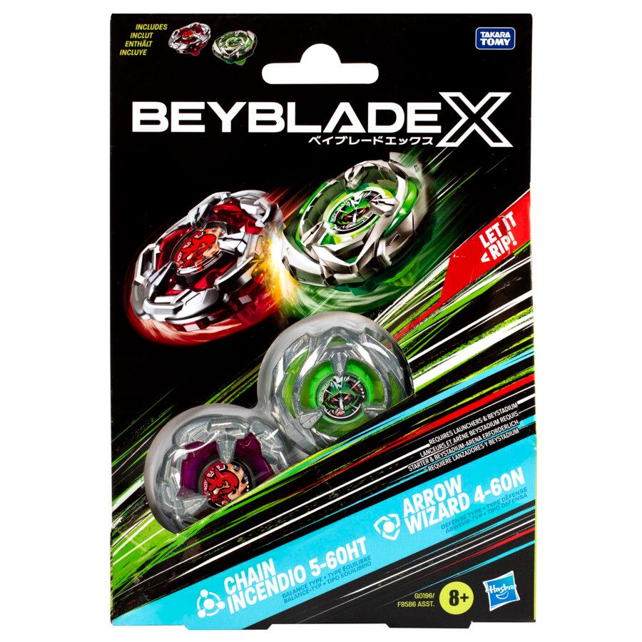 Dual Pack Beyblade X Assortimento Di 2 Trottole Beyblade - Beyblade