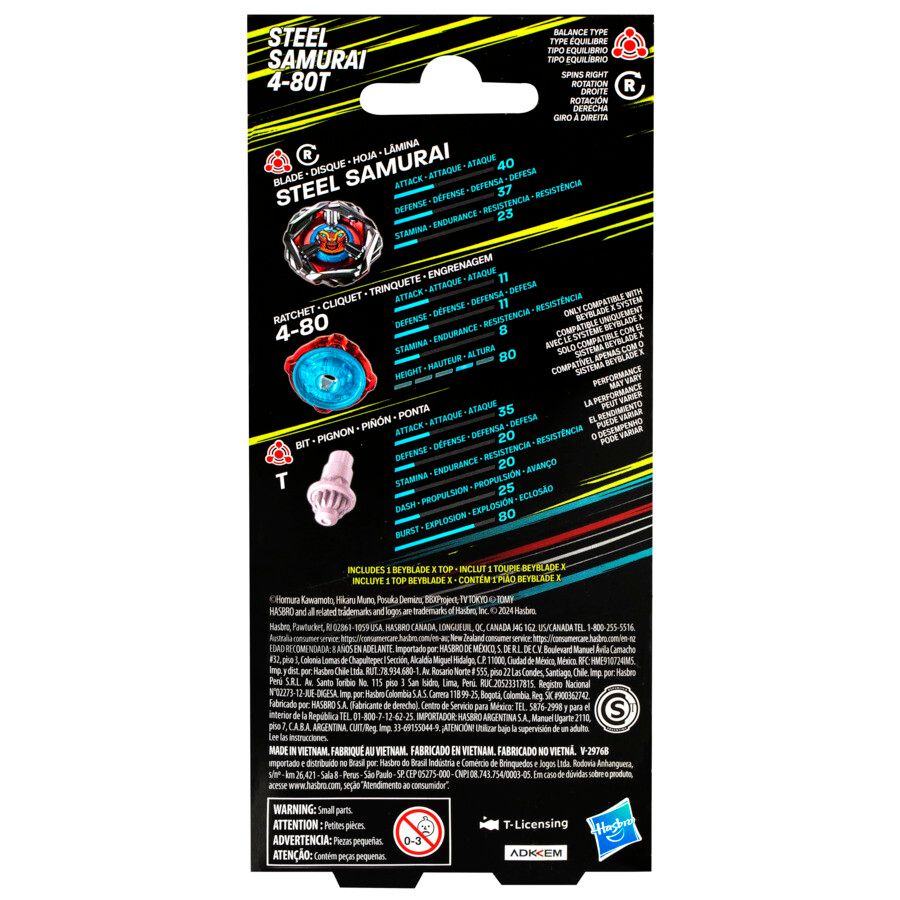 Booster Beyblade X Single Top - Trottola assortita Beyblade X - Beyblade