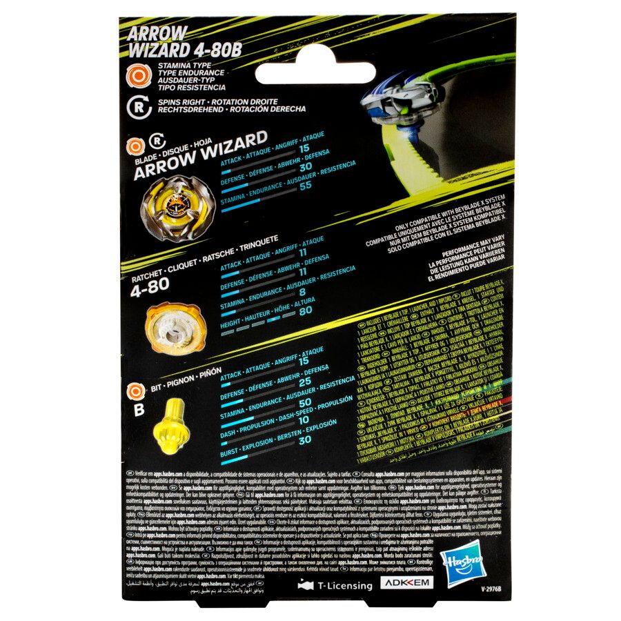 Starter Pack Top Beyblade X - Assortimento Di 1 Trottola E 1 Lanciatore - Beyblade