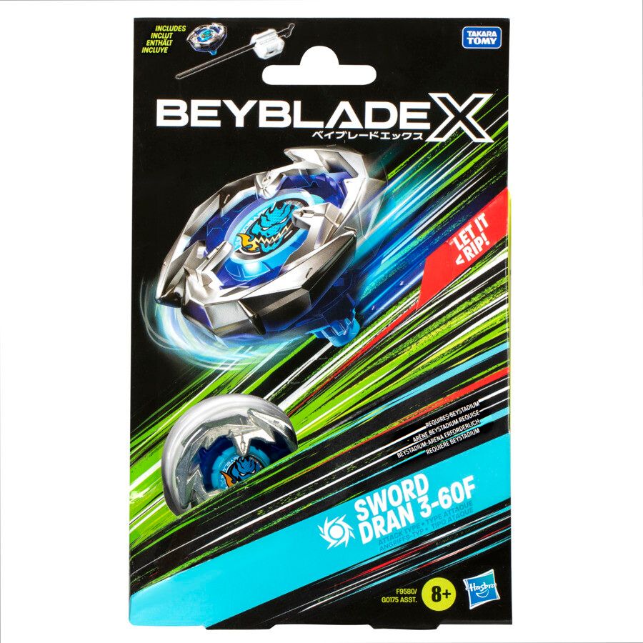 Starter Pack Top Beyblade X - Assortimento Di 1 Trottola E 1 Lanciatore - Beyblade