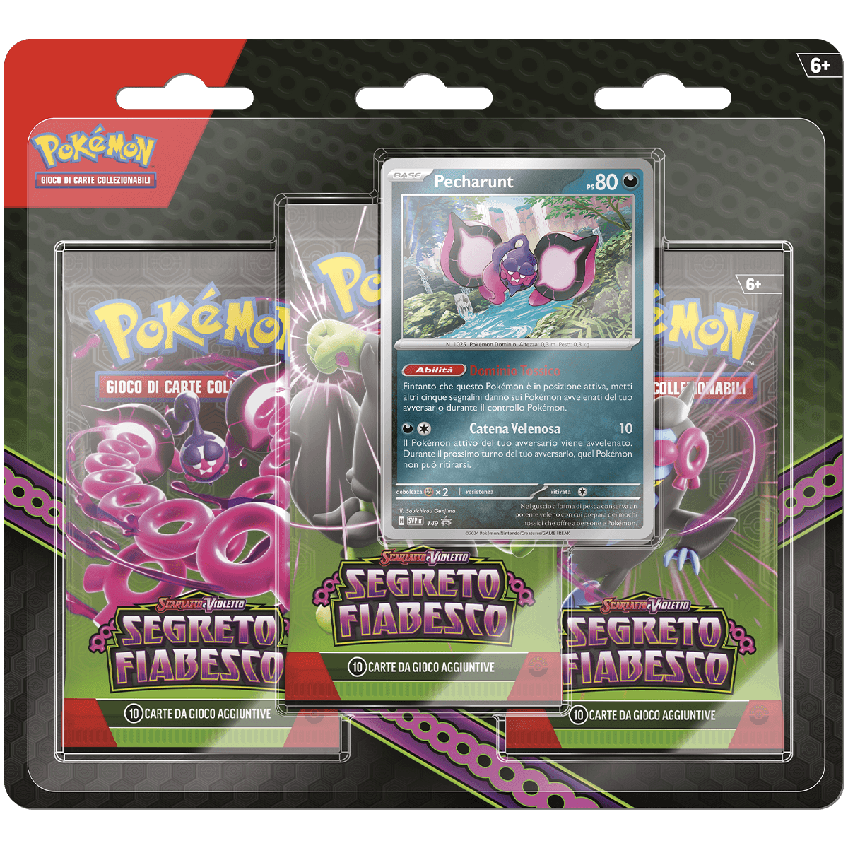 Pokemon Sv6.5 Segreto Fiabesco - 3 Pack Blister - Pokémon