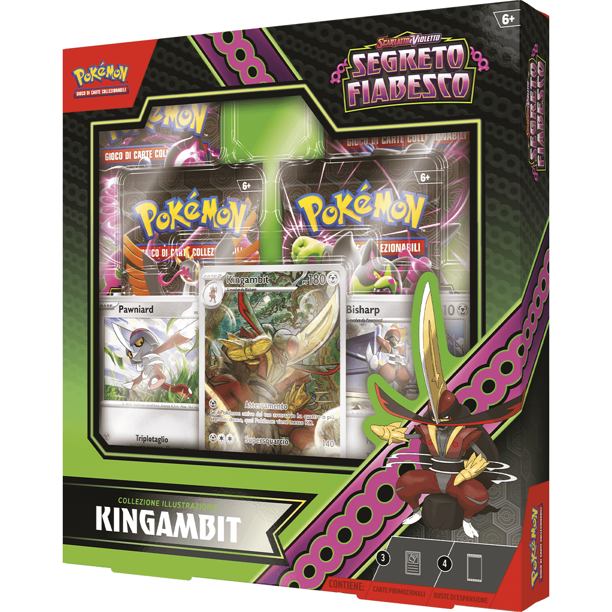 Pokemon Sv6.5 Segreto Fiabesco Collezione - Illustrazione Kingambit - Pokémon