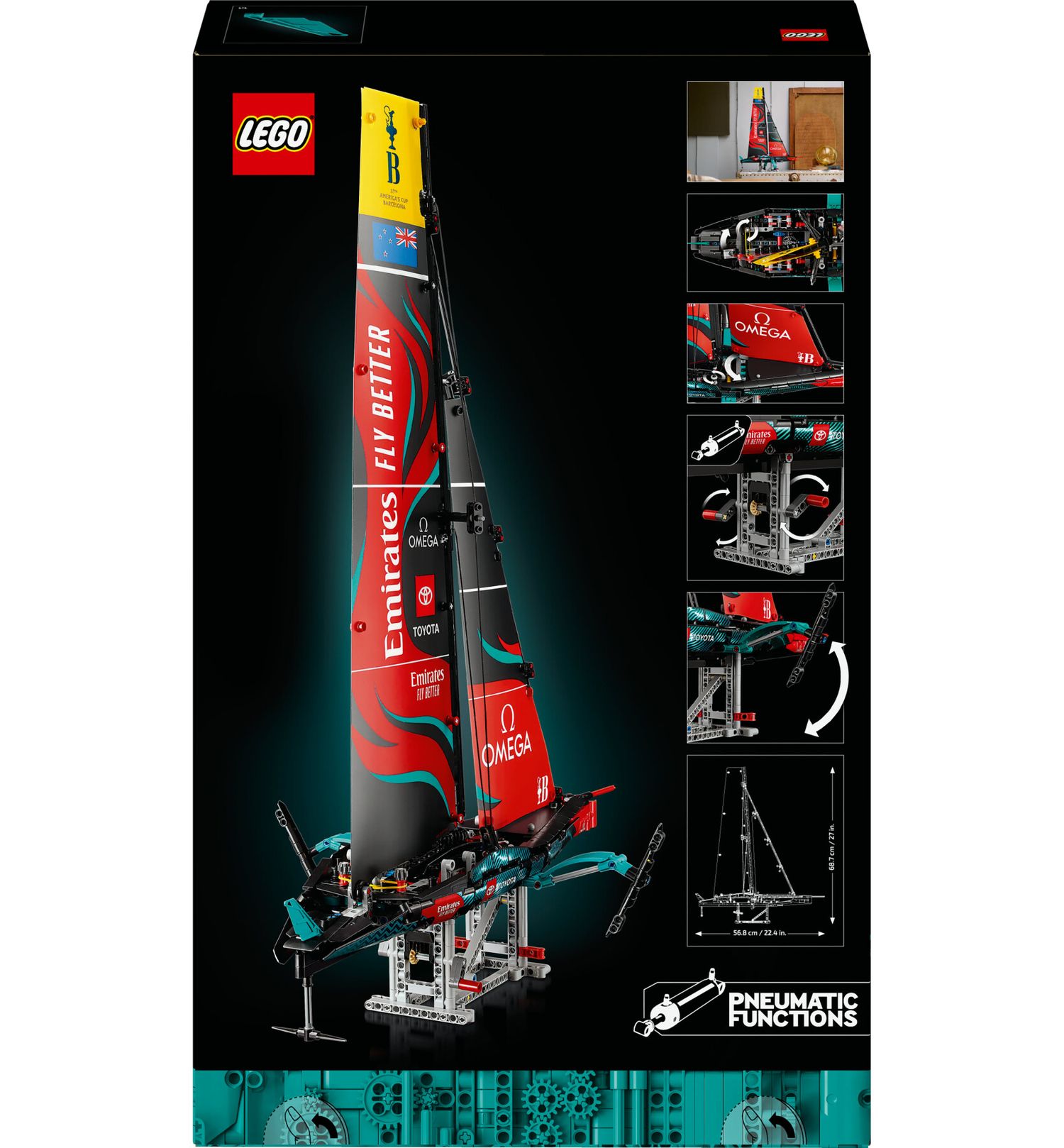 Lego Technic 42174 Emirates Team New Zealand Ac75 - LEGO