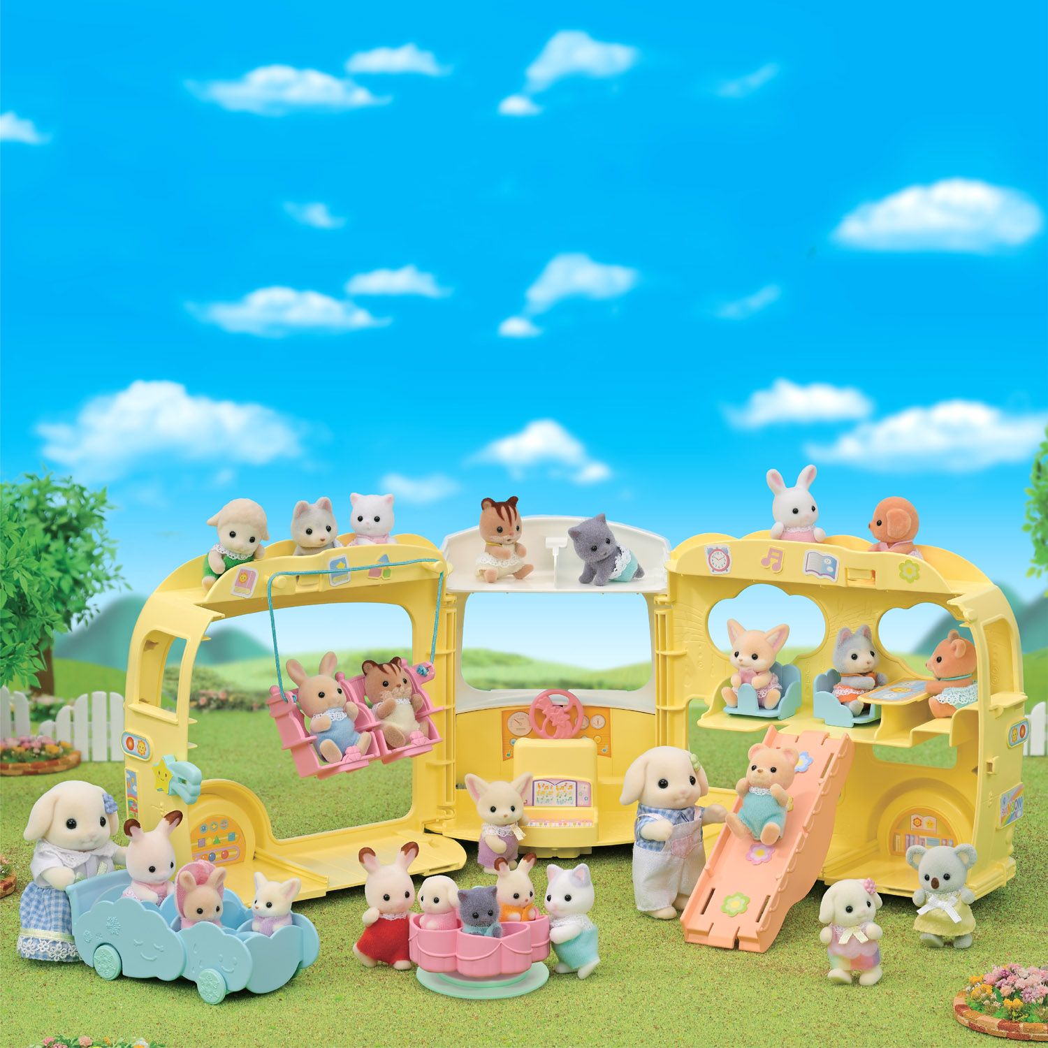 Asilo - il bus arcobaleno sole Sylvanian Families - Sylvanian Families