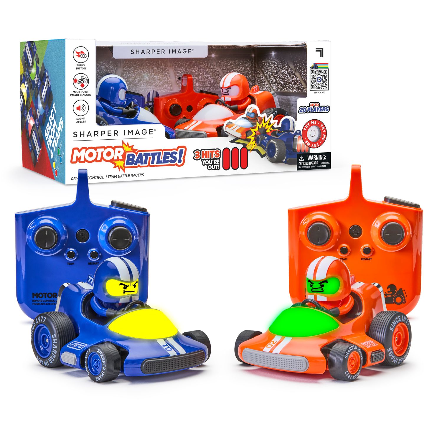 Set macchine radiocomandate Motor Battles Team Battle Racers - Sharper Image