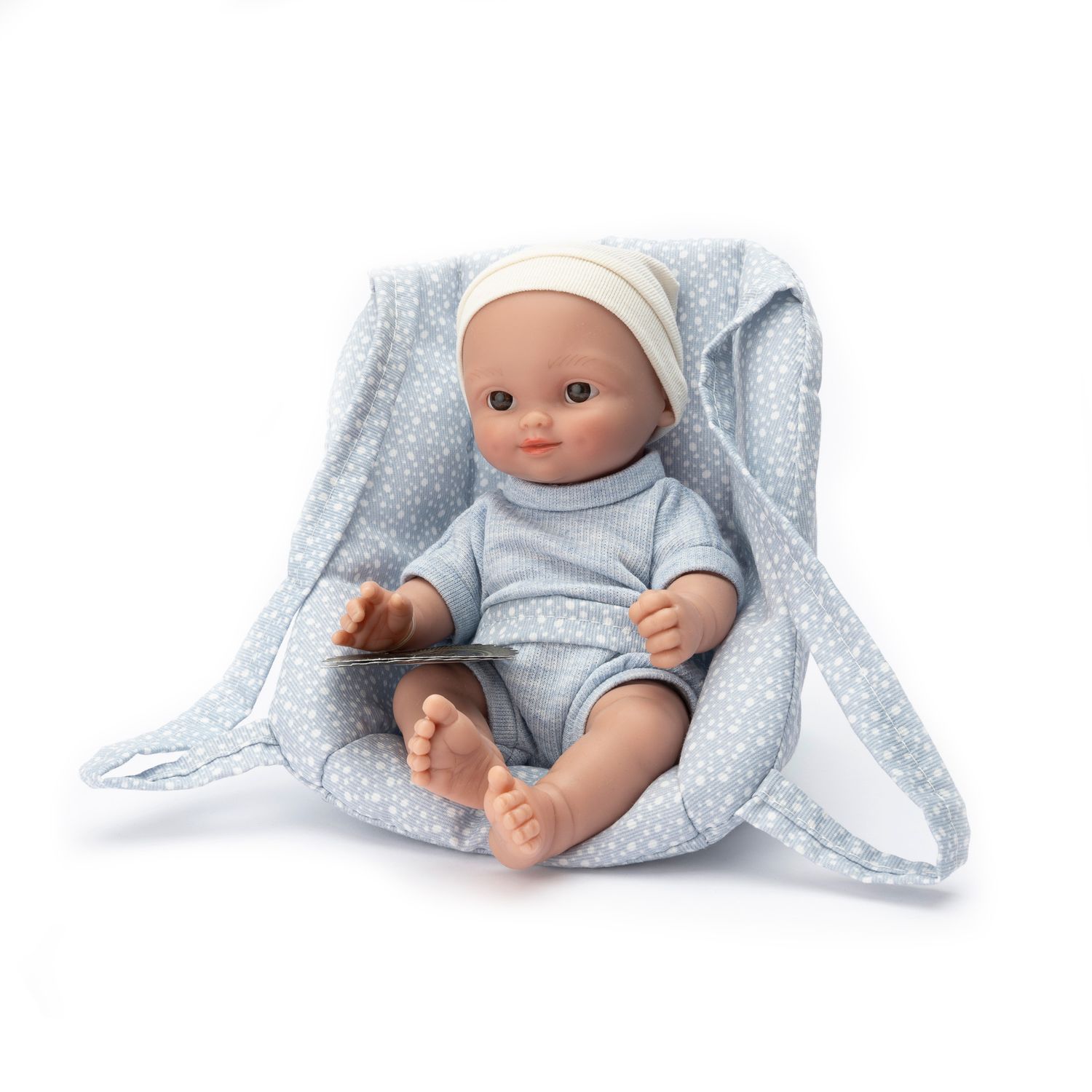 Bambola Carrier Elegance Sweet Collection 26 cm Azzurra con trasportino - FAO Schwarz