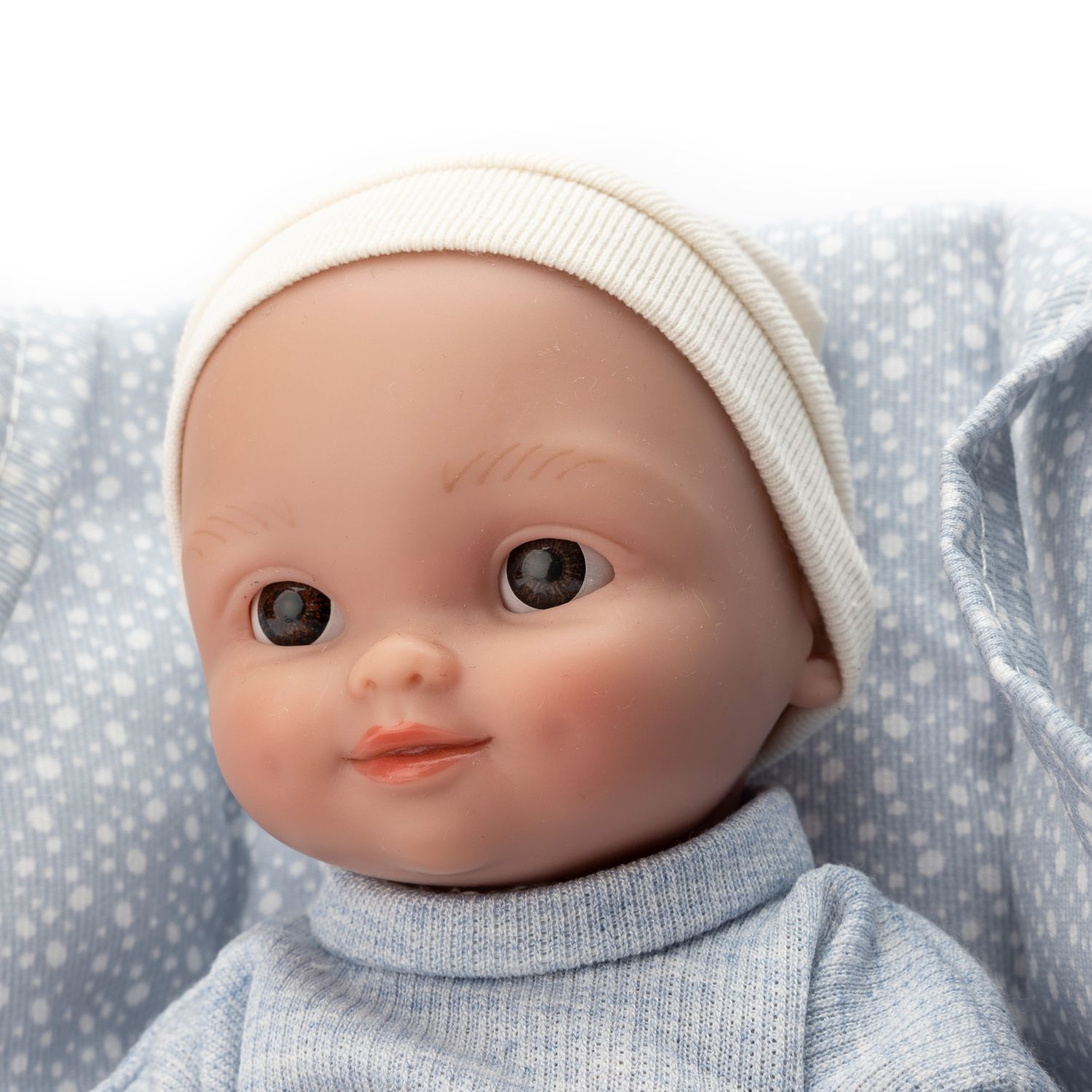 Bambola Carrier Elegance Sweet Collection 26 cm Azzurra con trasportino - FAO Schwarz