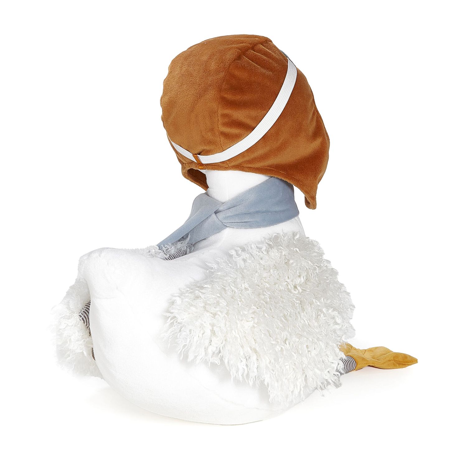 Peluche Big Avery, Oca con Cappello da Aviatore 60 cm - Bunnies By The Bay