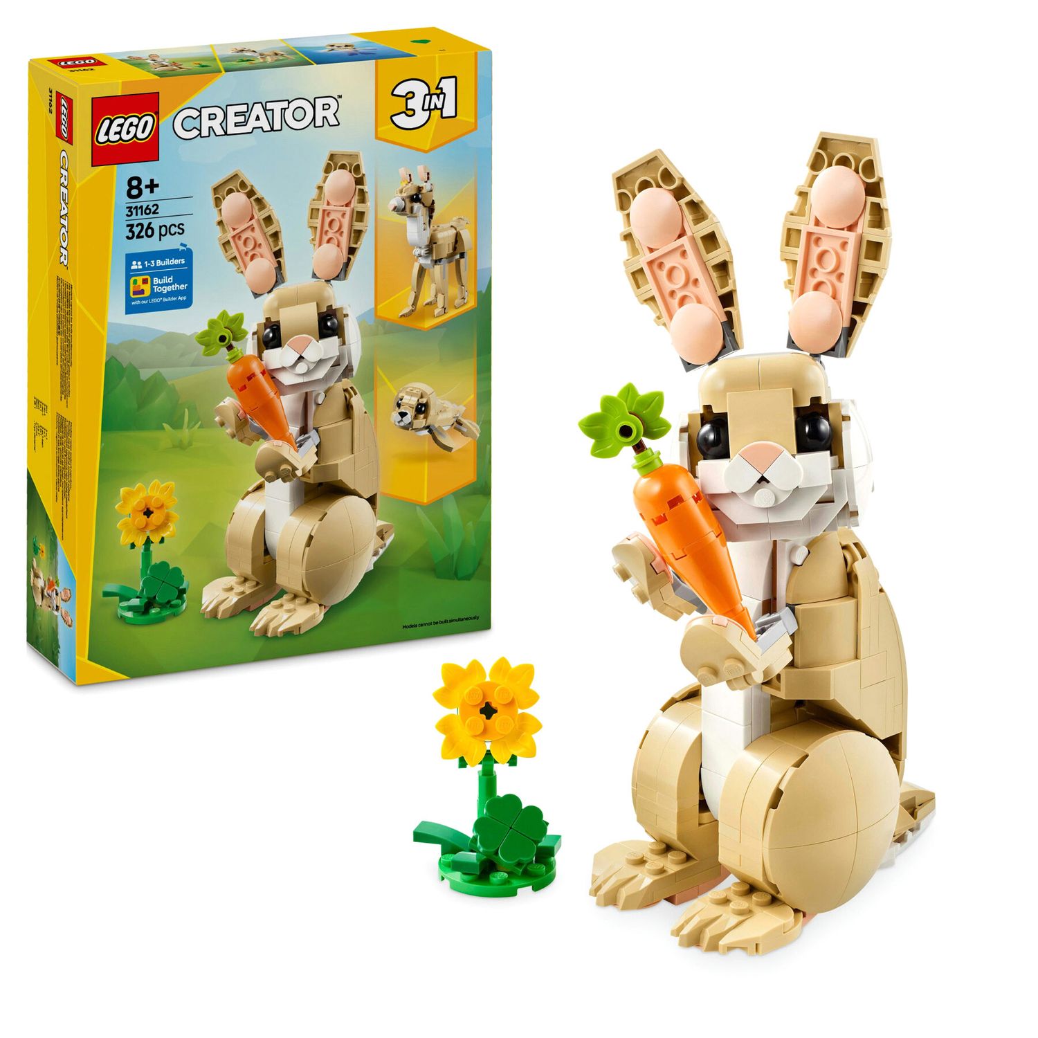 Lego Creator 3 in 1 31162 Adorabile Coniglio Giocattolo - LEGO