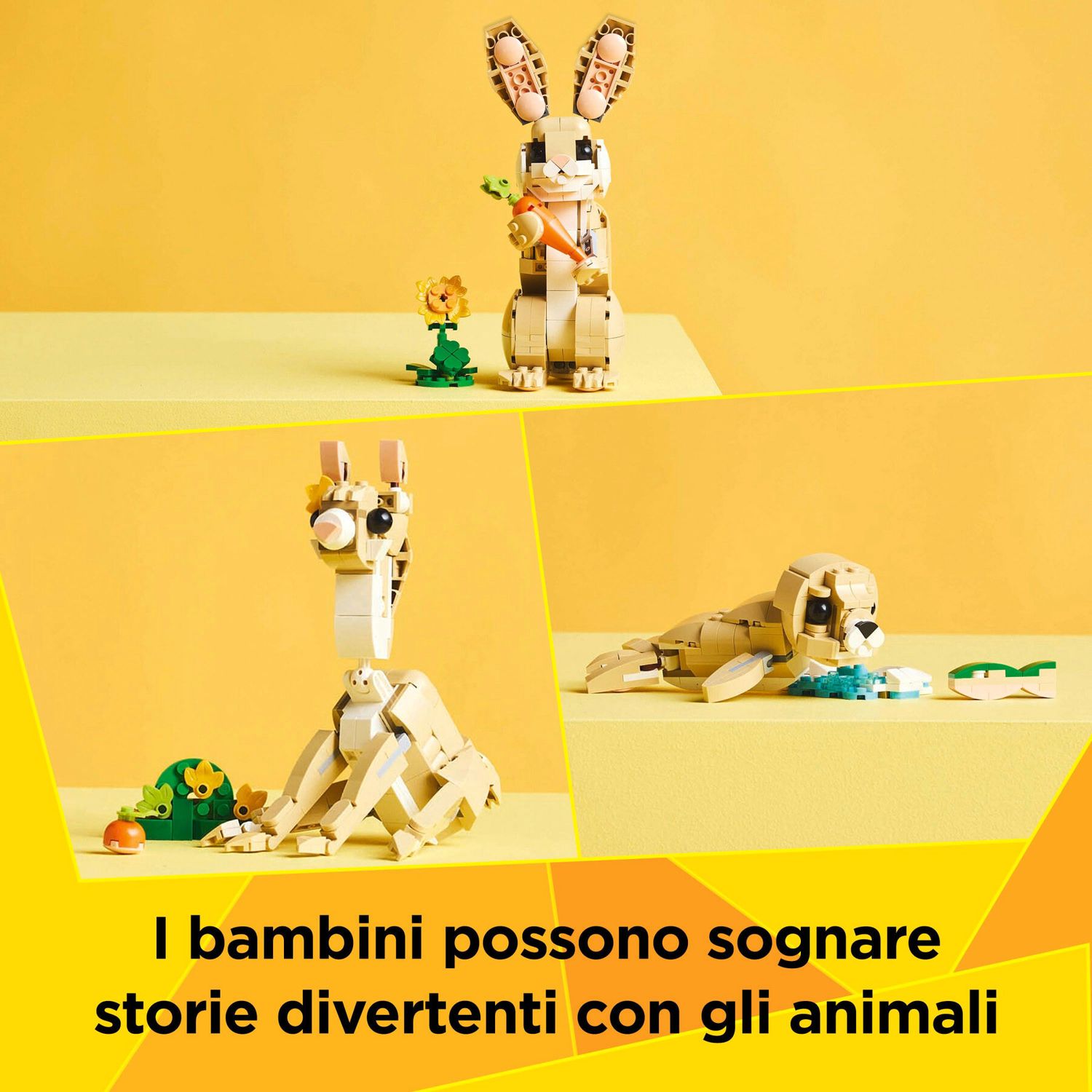 Lego Creator 3 in 1 31162 Adorabile Coniglio Giocattolo - LEGO