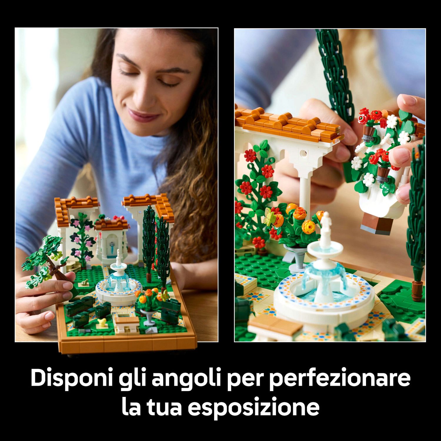 Lego Icons 10359 Il Giardino della Fontana - LEGO