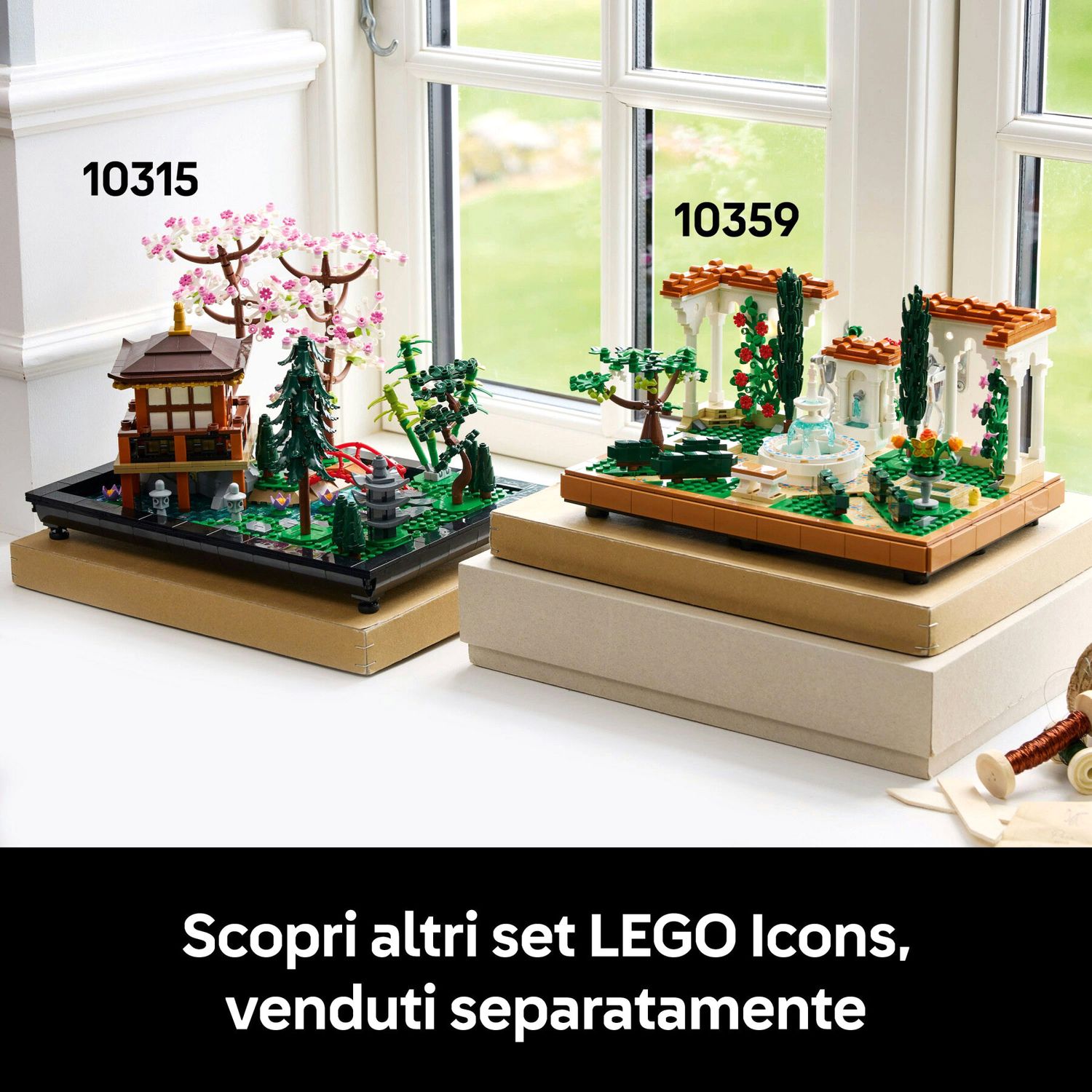 Lego Icons 10359 Il Giardino della Fontana - LEGO