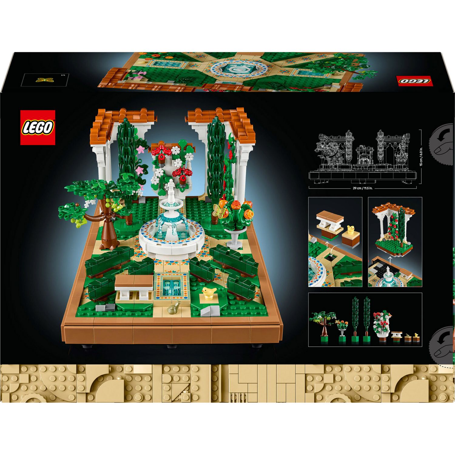 Lego Icons 10359 Il Giardino della Fontana - LEGO